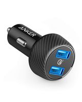 Anker A2228 QC 3.0 39W Dual USB Car Charger, PowerDrive Speed 2 for Galaxy S8/Edge/Plus, PowerIQ for iPhone XS/XS Max/XR/X/8/7/6/Plus, iPad Pro/Air 2/mini, LG, Nexus, HTC, and More(Renewed)
