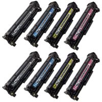 Speedy Toner Canon 118-8 Remanufactured Toner Cartridges Replacement Canon 118 and imageCLASS LBP7200cdn and MF8350Cdn, Set of 8