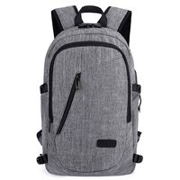 Sunborls Unisex Laptop Backpack for School & Travel,College Laptop Backpack Water Resistant Anti-Theft Bag with USB Charging Port and Lock,Computer Business Backpacks, (6016B-grey)