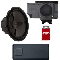 Wet Sounds - SS-10BS4 10" Subwoofer, STX Micro1 Amplifier, Polaris RZR 1000 SSV Works Behind The Seat Enclosure