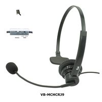 Professional Single Ear Noise Canceling Office/Call Center Headset with RJ9 connector Works with Cisco, Avaya, Polycom, Mitel, Yealink, Grandstream, NEC, Nortel, Shoretel, Allworx, FortiFone and more