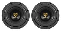 (2) Rockville W8K9D4 8" 2000 Watt Car Stereo Subwoofers Dual 4-Ohm CEA Subs