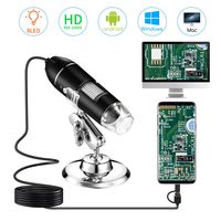 USB Digital Handheld Microscope, STPCTOU 40 to 1000x Magnification Endoscope 8 LED Mini Camera with OTG Adapter and Metal Stand Compatible with Mac Window 7 8 10 Android Linux