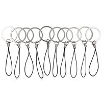 SIMMAX Hand Wrist Strap Lanyard for USB Flash Drive, MP3 Player 3 Inch 10Pcs Black