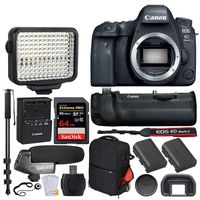 Canon EOS 6D Mark II Wi-Fi DSLR Camera (6D Mark II Body Video Creator Bundle)