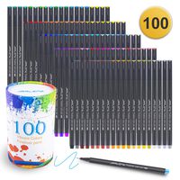 JARLINK 100 Colors Journal Planner Pens, Fine Point Fineliner Markers for Journaling Writing Office Supplies