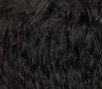 Faux Fur Fabric Long Pile Gorilla Black / 60" Wide/Sold by The Yard