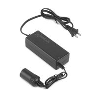 Wagan EL9903 - 5 amp AC to DC Power Adapter, 5A Power Converter, Converts 110V AC to 12V DC, Car Cigarette Ligher Socket, UL listed