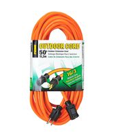 Prime Wire & Cable EC501630 50-Feet 16/3 Sjtw Medium Duty Extension Cord, Orange
