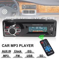 Car Stereo Receiver, Car Radio MP3 Player In-Dash Aux Input Receiver Support TF/FM/USB/SD with Remote Control 12V LCD Display