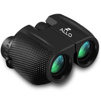 Binoculars for Adults,High Power Low Light Night Vision Compact Binocular,10x25 Folding Waterproof HD Binoculars for Bird Watching,Hunting,Sports Events,Travel,Adventure & Concerts (Deep Black)