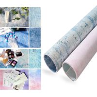 Evanto 22x35Inch 2 Rolls Seamless Background Paper with 4 Patterns for Daily Photos, Desktop Photography, Product Displays, Youtube Video and more