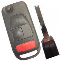 Replacement Keyless Remote Fob Key Shell Case For Mercedes-Benz C230C280 C43 AMG CL500 CL600 CLK320 CLK430 E300 E320 E430 E55 AMG ML320 ML430 ML55 AMG S320 S420 S500 S600 SL500 SL600 SLK230