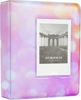 Borya 64 Pockets Photo Album for Instax Mini Liplay/Fujifilm Instax Mini 9/Mini 8/Mini 90/Mini 25/Polaroid Snap PIC-300/HP Sprocke/Kodak Mini 3-Inch Film.(Pink spot, 64 Pockets)