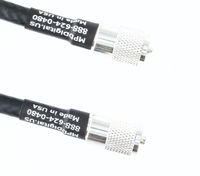 MPD Digital RG8U-UHF-1 Made in The USA RG-8U - RG213 Copper Braid HF VHF RF UL Listed Coaxial Cable with PL-259 UHF Male Connectors