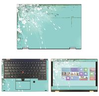decalrus - Protective Decal Floral Skin Sticker for Lenovo ThinkPad Yoga L380 (13.3" Screen) case Cover wrap LEthnkpadYoga_L380-78