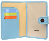 Zoppen Rfid Blocking Travel Passport Holder Cover Slim Id Card Case (#6 skyblue)