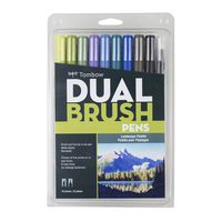Tombow Pen Dual Brush Marker, 10-Pack, Landscape, 10 Pack