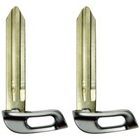 qualitykeylessplus Two Insert Key Compatible Replacements for Hyundai Veracruz Remote Uncut Blade Key with Free KEYTAG