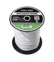 FosPower 16 Gauge Speaker Wire 250FT, CL2 Rated 16AWG 2-Conductor In-Wall Speaker Wire Cable, Oxygen-Free Pure Copper - UL Listed for In-Wall Installation
