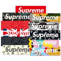 11 Pack Big Supreme Stickers for Skateboard, Fashion Logo Graffiti Vinyl Sticker Decals for Car Bumper Laptop Luggage Water Bottle Snowboard Motorcycle Bike, UV Protected & Waterproof (8.1"x2.3")
