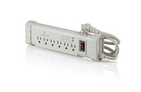 Leviton S1000-PTC 120 Volt/15 Amp, Office Grade Surge Strip, Abs Plastic Enclosure, 6 Ft Cord with 5-15P Plug