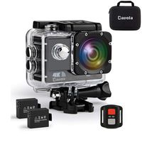 Action Camera 4K, Waterproof Camera, Underwater Camera WiFi Ultra HD 16mp 170 Degrees Wide Angle Sports Camera with Remote Control 2 Batteries and Mounting Accessories Kit