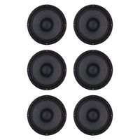 Audiopipe APMB-8-B 8" 500 Watt Low/Mid Frequency Midbass Loudspeaker (6 Pack)