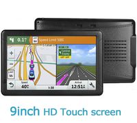 GPS Navigation for Car - 9 inch HD car GPS Navigator Capacitive Big Touchscreen, Real Voice Voice Turn Indication Reminder Navigation System, Provide Free Lifetime map Update