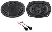 Car Rear Rockville Factory Speaker Replacement Kit For 2003-2011 Lincoln Town