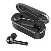 Wireless Earbuds Bluetooth 5.0 True Wireless Stereo Earbuds, Sports Sweatproof Mini Earphones Dual Built-in Mic Bluetooth Headphones with 1000mAh Charging Case for 40H Extended Playtime (Black)