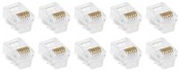 Memotronics RJ12 Telephone Modular Plug 10 pcs 6P6C (6/6)