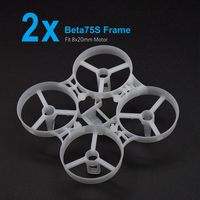 BETAFPV 2pcs Beta75S 75mm Micro Whoop Frame Kit Compatiable for 8x20mm Brushed Motors Beta75S Micro Whoop Drone
