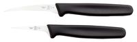 Mercer Culinary Thai Fruit Carving Knife Set, 2 Inch & 2.5 Inch, Black