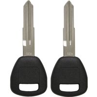 Keyless2Go New Uncut Replacement Transponder Ignition ID 13 Chip Car Key HD106 (2 Pack)