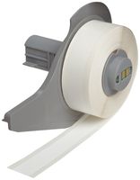 Brady M71C-500-530 50' Length x 0.5" Width White Color B-530 Tamper Resistant Tape For BMP71 Printers