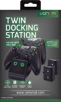 Venom Twin Docking Station with 2 X Rechargeable Battery Packs - Black - Xbox One