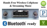 Bluetooth Enabled 1960-1963 Chevy Truck USA-630 II High Power 300 watt AM FM Car Stereo / Radio USB, Aux, iPod inputs