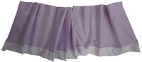Baby Doll Bedding Regal Window Valance, Lavender