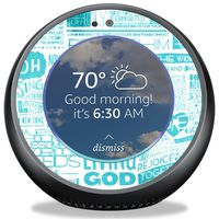 MightySkins Skin Compatible with Amazon Echo Spot - Faith | Protective, Durable, and Unique Vinyl Decal Wrap Cover | Easy to Apply, Remove, and Change Styles | Made in The USA