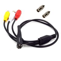 CCTV Hd Mini Spy Pinhole Security Camera 90degree 1000tvl 6PCS Infrared IR LEDs Night Vision Pipe Snake Hidden Mini CCTV Surveillance Camera Mini Aanalog Camera