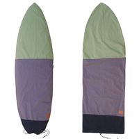 Ho Stevie! Canvas Surfboard Bag Cover [Choose Size & Color] (Black/Gray/Green, 7'0")