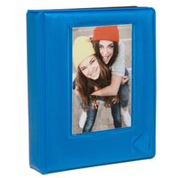 Kodak ROD2X3ABL 64-Pocket Sleek Album w Window Cover for 2x3 Photo Paper (Printomatic, Shot, Mini 2), Blue