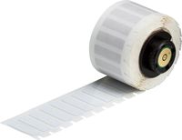 Brady PTL-13-727 Label, High Temperature Polyimide, 0.900" W x 0.250" H (22.860 mm W x 6.350 mm H), White (Pack of 750)