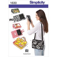 Simplicity 1630 E-Reader Cover and Tablet Case Sewing Patterns, One Size