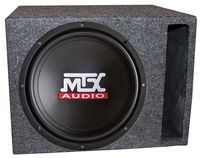 MTX TN12-02 12" 400 Watt Car Audio Bass Subwoofer + Vented Ported Box Enclosure
