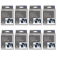 Fujifilm Instant Film 8-PACK BUNDLE SET , INSTAX WIDE MONOCHROME WW 1 (10 x 8 = 80 Shoots) for Instax Wide 300 Camera -Japan Import (8-pack)