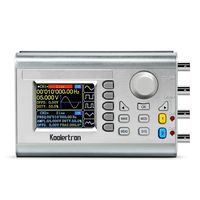 Koolertron 60MHz High Precision DDS Signal Generator Counter,Upgraded Dual-Channel Arbitrary Waveform Function Generator Frequency Meter 266MSa/s (60MHz)