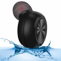 SCube Single Bluetooth Earbud with Magnetic Charger,Clear Sound & DEEP Base, Bluetooth 4.1, Sweatproof, True Wireless Stereo Headphones with MIC for iPhone iPad, Smartphones, Laptop [New] (Black)