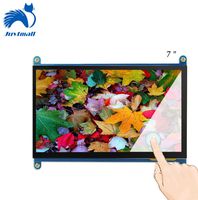 Juvtmall 7 inch Raspberry Pi Screen Display HDMI-1024x600 HD TFT LCD Monitor Capacitive Touch Screen Display Model with Touch Function for Raspberry Pi B+/2B/3,Banana Pi/Pro,BeagleBone Win 7/8/10 ...